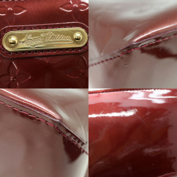 a23 11291 6 Louis Vuitton Wilshire PM Handbag Vernis Purple