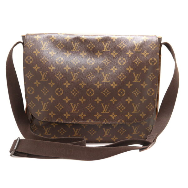 a23 11293 1 Louis Vuitton Messenger Bobur GM Shoulder Bag Monogram Canvas Brown