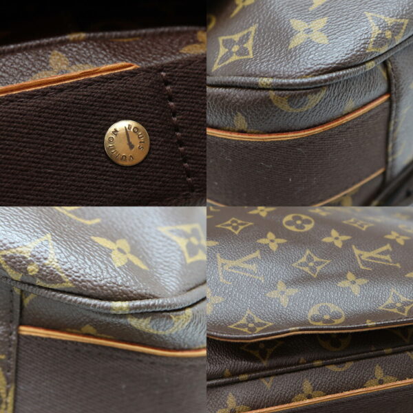 a23 11293 6 Louis Vuitton Messenger Bobur GM Shoulder Bag Monogram Canvas Brown