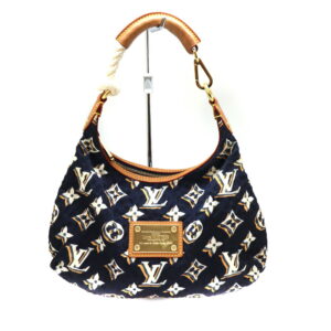 a23 11384 1 Saint Laurent Loulou Medium Quilted Chain Shoulder Bag Blue