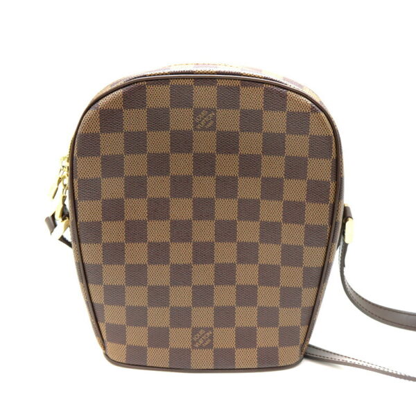 a23 1144 2 Louis Vuitton Ipanema PM Shoulder Bag Damier Canvas Brown