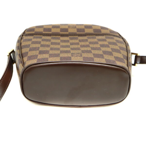 a23 1144 5 Louis Vuitton Ipanema PM Shoulder Bag Damier Canvas Brown