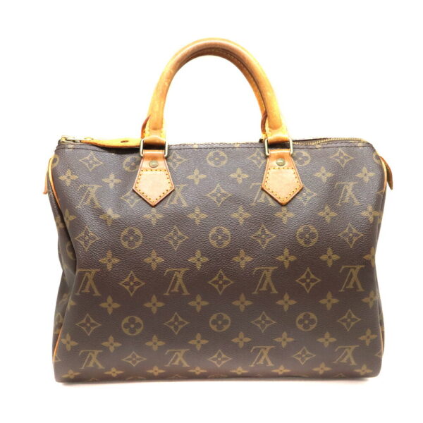 a23 11585 2 Louis Vuitton Speedy 30 Handbag Monogram Canvas Brown