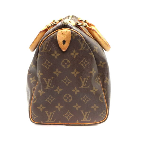 a23 11585 3 Louis Vuitton Speedy 30 Handbag Monogram Canvas Brown