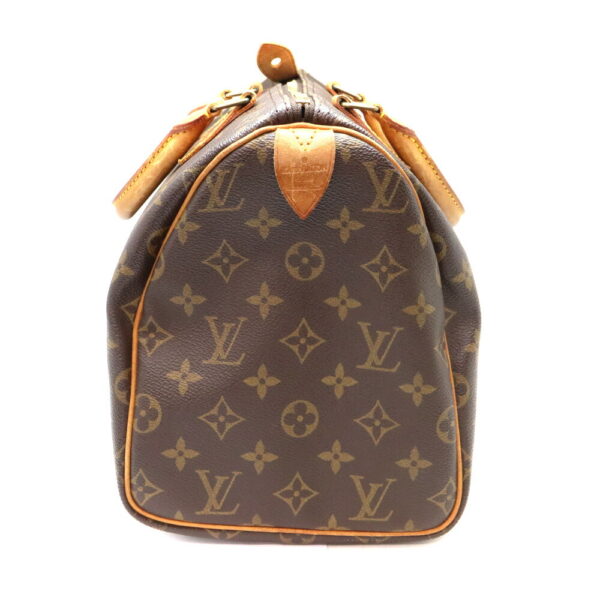 a23 11585 4 Louis Vuitton Speedy 30 Handbag Monogram Canvas Brown