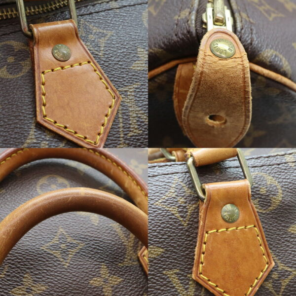 a23 11585 7 Louis Vuitton Speedy 30 Handbag Monogram Canvas Brown