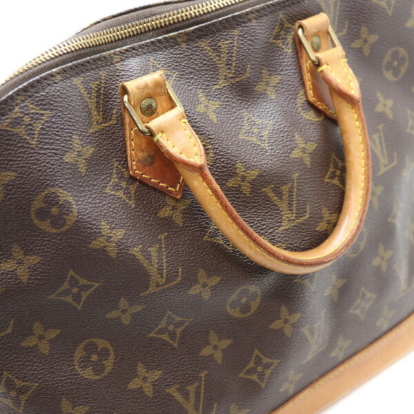 a23 11589 10 Louis Vuitton Alma Handbag Monogram Canvas Brown