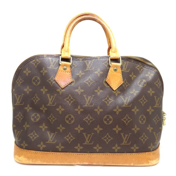 a23 11589 2 Louis Vuitton Alma Handbag Monogram Canvas Brown