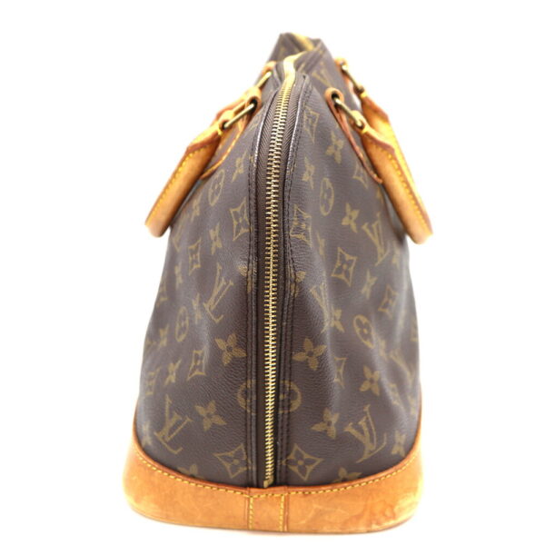 a23 11589 3 Louis Vuitton Alma Handbag Monogram Canvas Brown