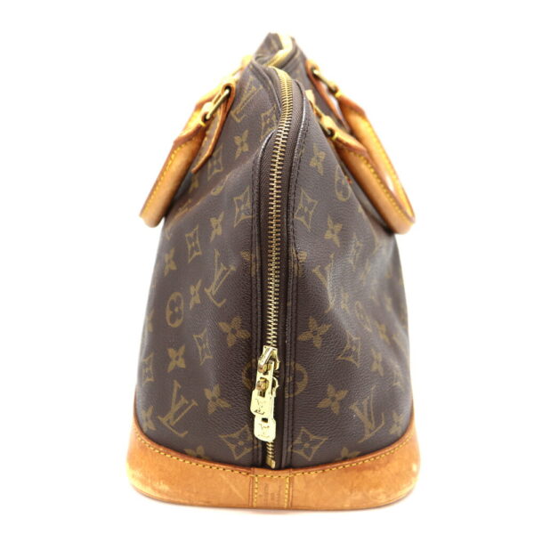 a23 11589 4 Louis Vuitton Alma Handbag Monogram Canvas Brown