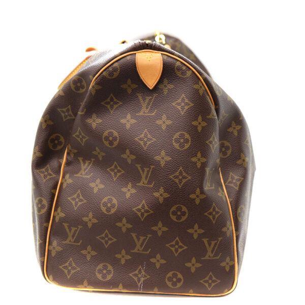 a23 11624 3 Louis Vuitton Keepall 50 Bag Monogram Canvas Brown