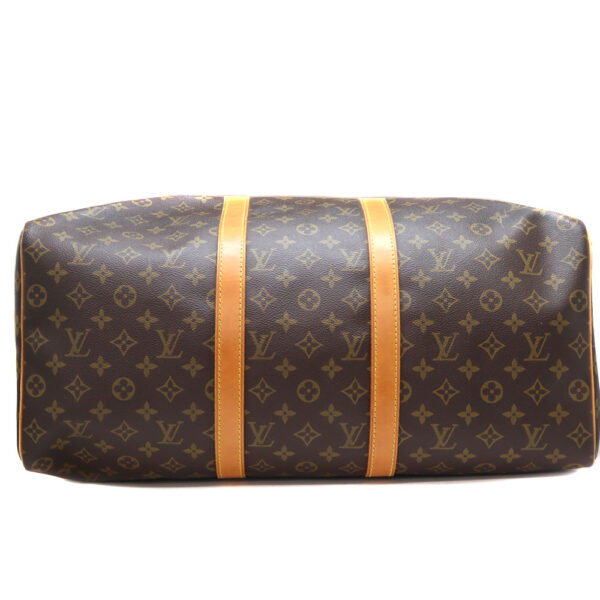 a23 11624 5 Louis Vuitton Keepall 50 Bag Monogram Canvas Brown