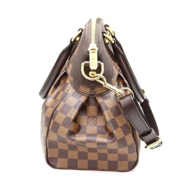 a23 11685 4 Louis Vuitton Trevi PM Handbag Damier Canvas Brown