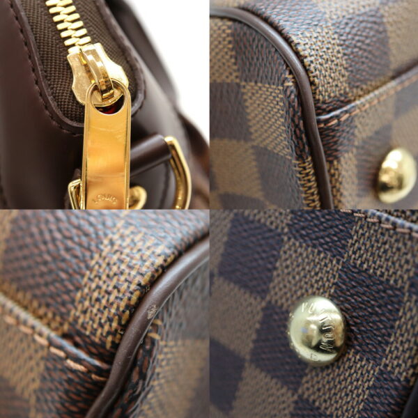 a23 11685 6 Louis Vuitton Trevi PM Handbag Damier Canvas Brown