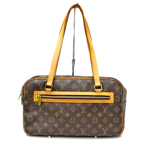 a23 11871 1 Louis Vuitton Cité GM Handbag Monogram Canvas Brown