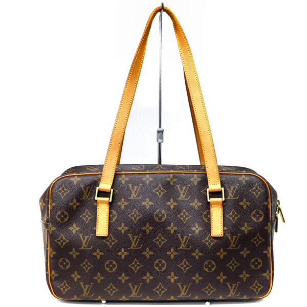 a23 11871 2 Louis Vuitton Cité GM Handbag Monogram Canvas Brown