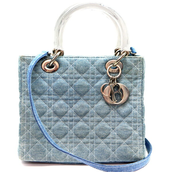 a23 11936 1 Dior Lady Dior 2WAY Bag Cannage Denim