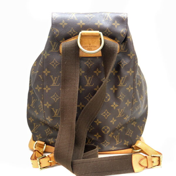 a23 11959 2 Louis Vuitton Montsouris GM Backpack Monogram Canvas Brown