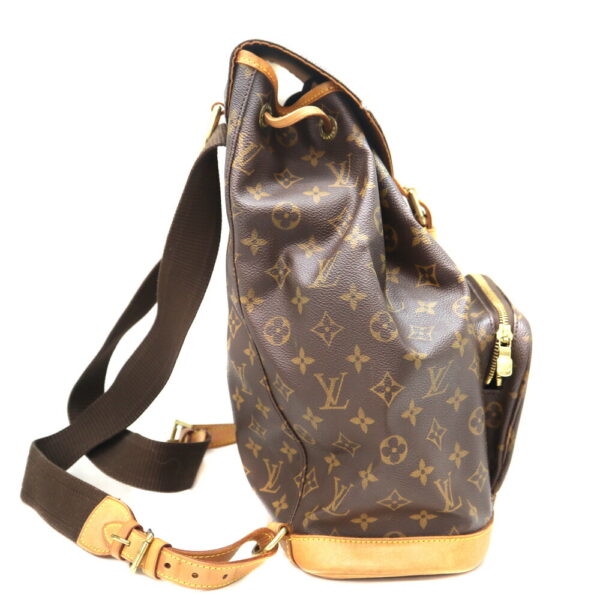 a23 11959 4 Louis Vuitton Montsouris GM Backpack Monogram Canvas Brown