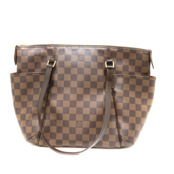 a23 1291 1 Louis Vuitton Totally PM Tote Bag Damier Canvas Ebene Brown