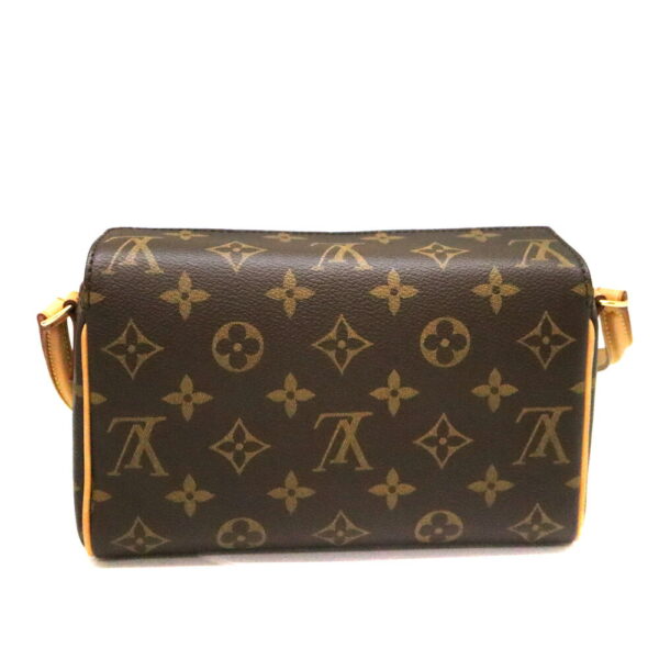 a23 1768 2 Louis Vuitton Recital Handbag Monogram Canvas Brown