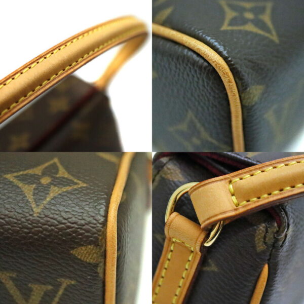 a23 1768 6 Louis Vuitton Recital Handbag Monogram Canvas Brown