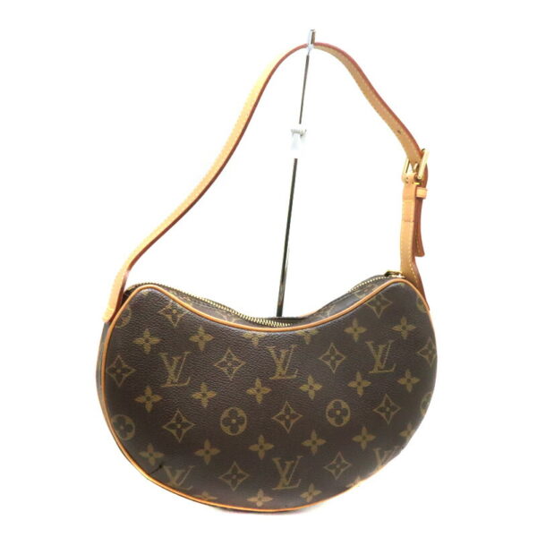 a23 1769 1 Louis Vuitton Pochette Croissant Shoulder Bag Canvas Brown