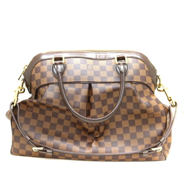 a23 1911 1 Louis Vuitton Trevi GM Shoulder Bag Damier Canvas Ebene Brown