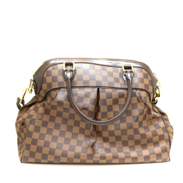 a23 1911 2 Louis Vuitton Trevi GM Shoulder Bag Damier Canvas Ebene Brown