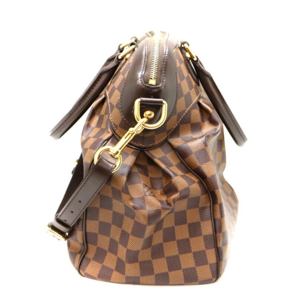 a23 1911 3 Louis Vuitton Trevi GM Shoulder Bag Damier Canvas Ebene Brown