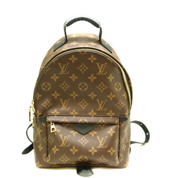 a23 2069 1 Louis Vuitton Palm Springs Backpack Rucksack Canvas Brown