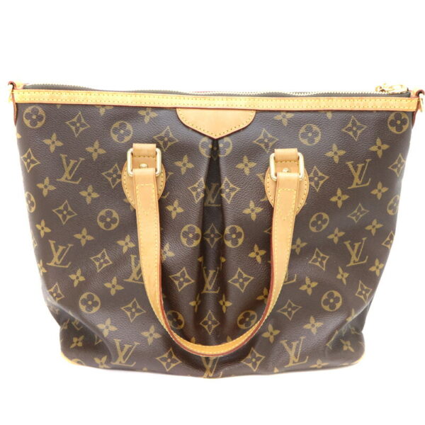 a23 250 2 Louis Vuitton Palermo PM Handbag Monogram Canvas Brown