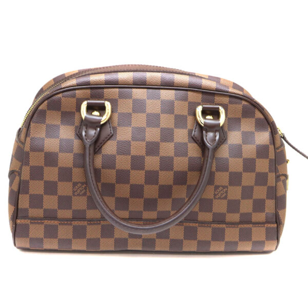 a23 2794 2 Louis Vuitton Duomo Handbag Damier Canvas Ebene Brown