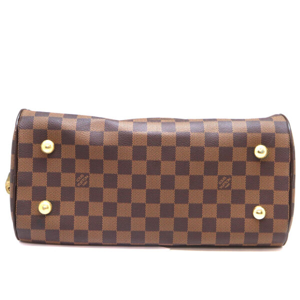 a23 2794 5 Louis Vuitton Duomo Handbag Damier Canvas Ebene Brown