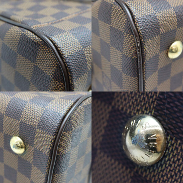 a23 2794 6 Louis Vuitton Duomo Handbag Damier Canvas Ebene Brown