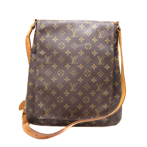 a23 2846 1 Louis Vuitton Musette Shoulder Bag Monogram Canvas Brown