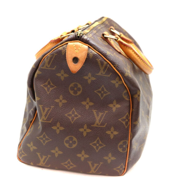 a23 2891 3 Louis Vuitton Speedy 30 Handbag Monogram Canvas Brown