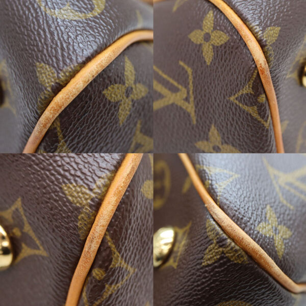 a23 3024 6 Louis Vuitton Tivoli PM Handbag Monogram Canvas Brown