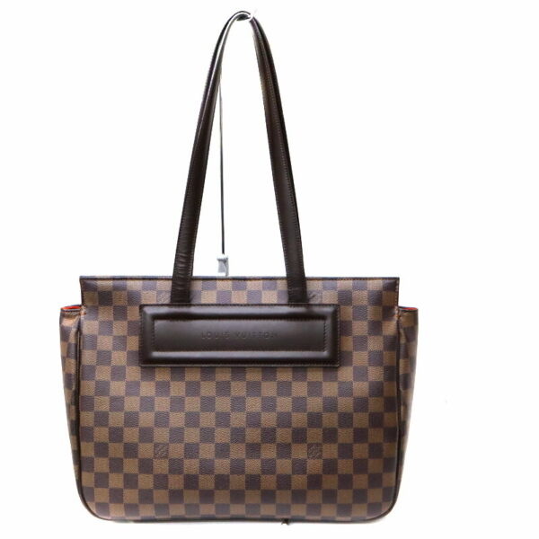 a23 3442 2 Louis Vuitton Parioli Shoulder Bag Damier Canvas Ebene Brown