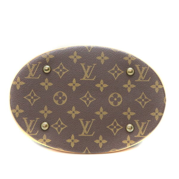 a23 35 5 Louis Vuitton Bucket PM Shoulder Bag Monogram Canvas Brown