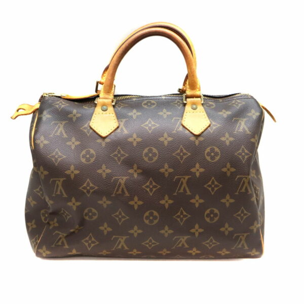 a23 3504 2 Louis Vuitton Speedy 30 Handbag Monogram Canvas Brown