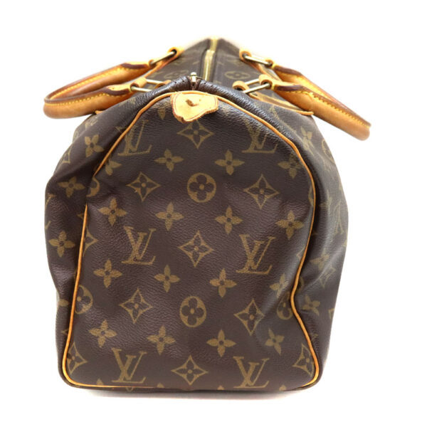 a23 3504 3 Louis Vuitton Speedy 30 Handbag Monogram Canvas Brown