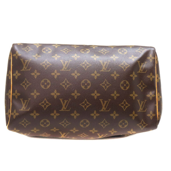 a23 3504 5 Louis Vuitton Speedy 30 Handbag Monogram Canvas Brown