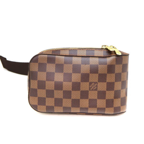 a23 3558 1 Louis Vuitton Jeronimos Mid term Bag Damier Canvas Brown