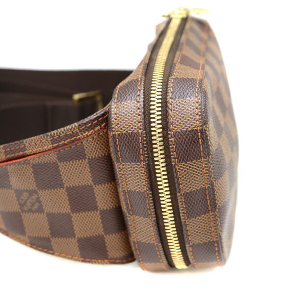 a23 3558 4 Louis Vuitton Jeronimos Mid term Bag Damier Canvas Brown