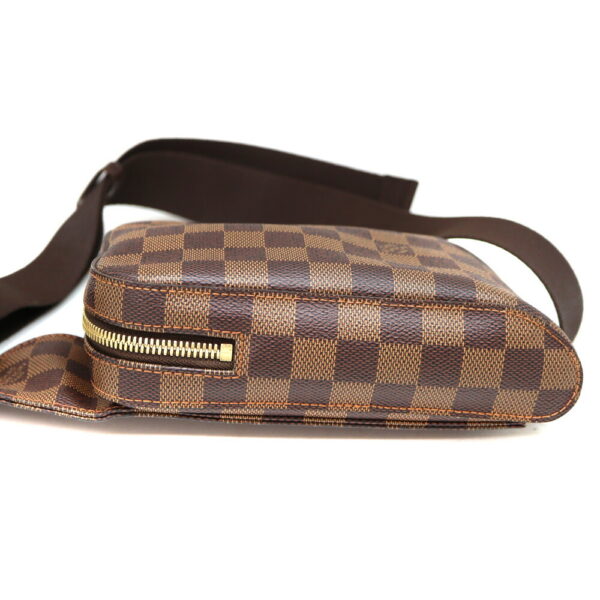 a23 3558 5 Louis Vuitton Jeronimos Mid term Bag Damier Canvas Brown