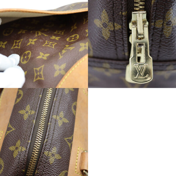 a23 3571 8 Louis Vuitton Deauville Bowling Vanity Handbag Monogram Canvas Brown