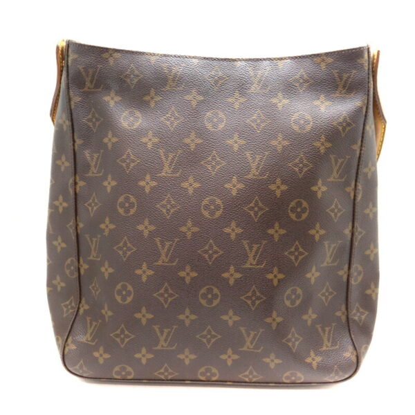 a23 3624 2 Louis Vuitton Looping GM Handbag Monogram Canvas Brown