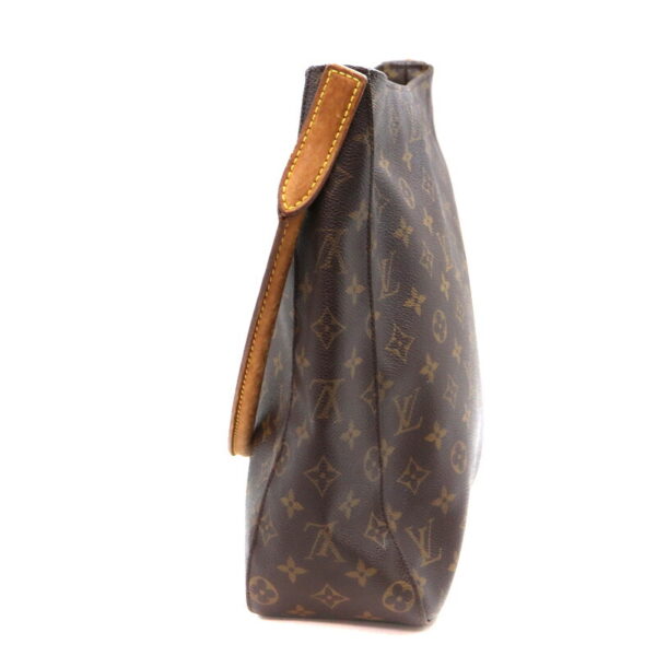 a23 3624 3 Louis Vuitton Looping GM Handbag Monogram Canvas Brown