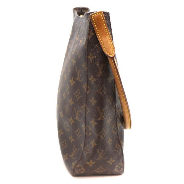 a23 3624 4 Louis Vuitton Looping GM Handbag Monogram Canvas Brown